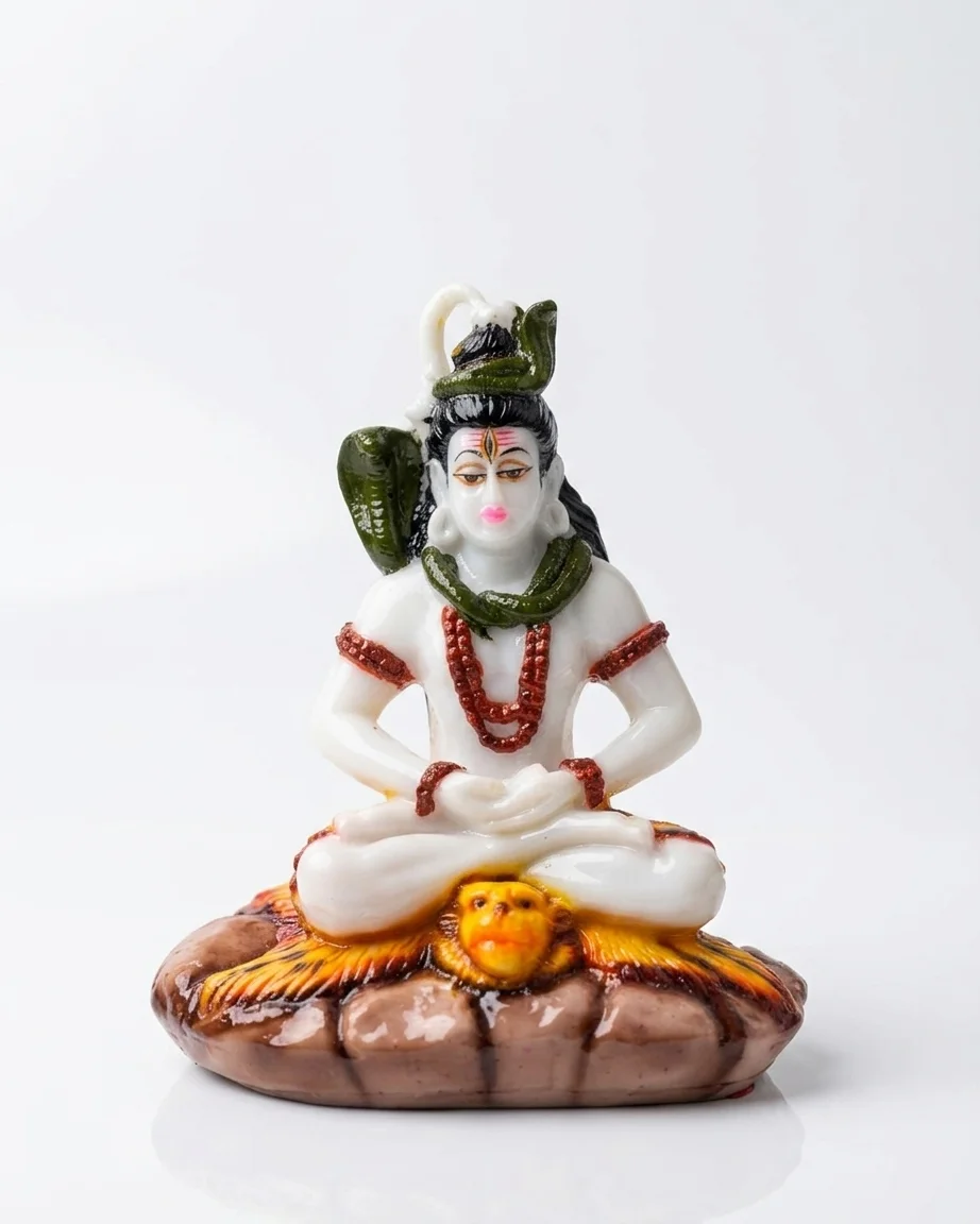 Meditating Lord Shiva Idol for Spiritual Decor | Wishbuds - Image 4