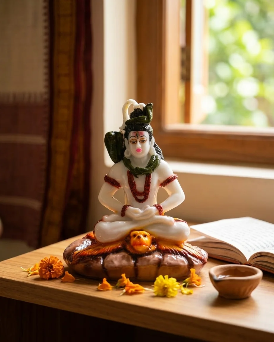 Meditating Lord Shiva Idol for Spiritual Decor | Wishbuds - Image 3