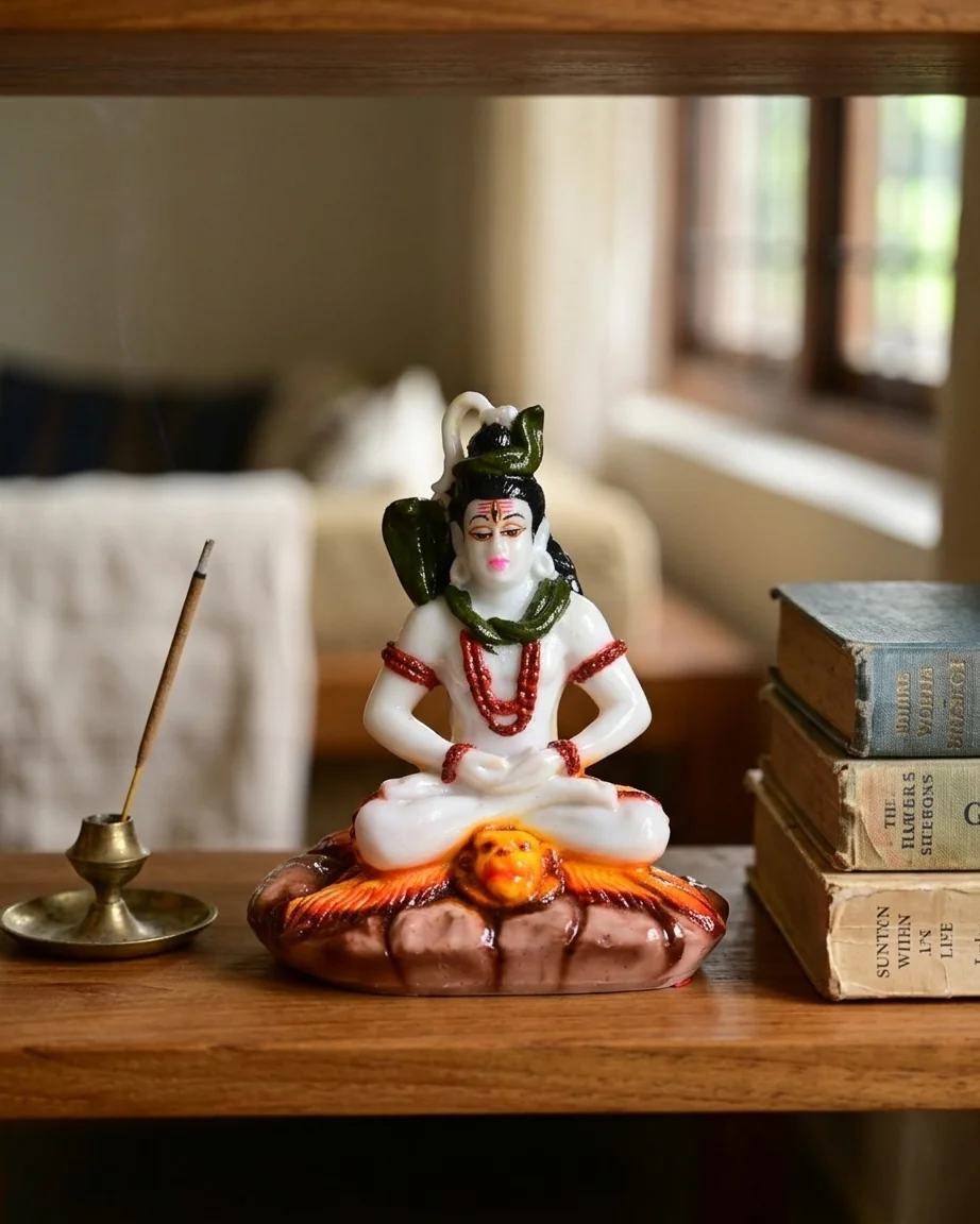 Meditating Lord Shiva Idol